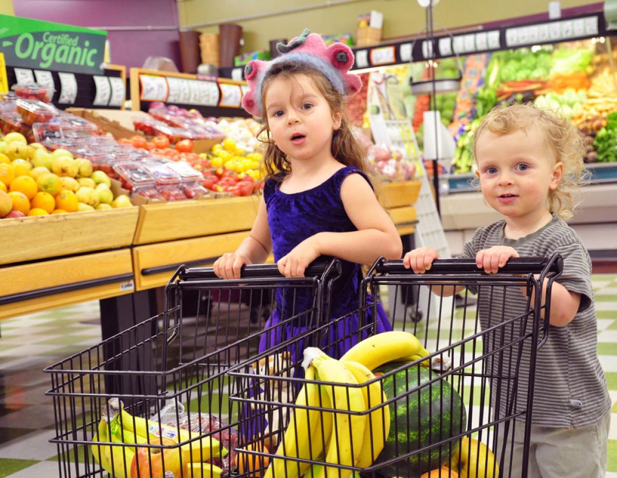 Shopping with children